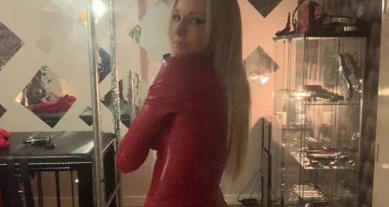 Ladydarkangeluk Onlyfans Can Get All Naughty And Sexy In This Latex Jumpsuit