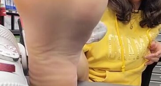 Goddess Nicole Aka Nicolesgoddesssoles Foot Fetish 10 26 2023 Onlyfans Video Im Just Tryna Get Your Cock Hard In Office Max And Make It Leak In Your